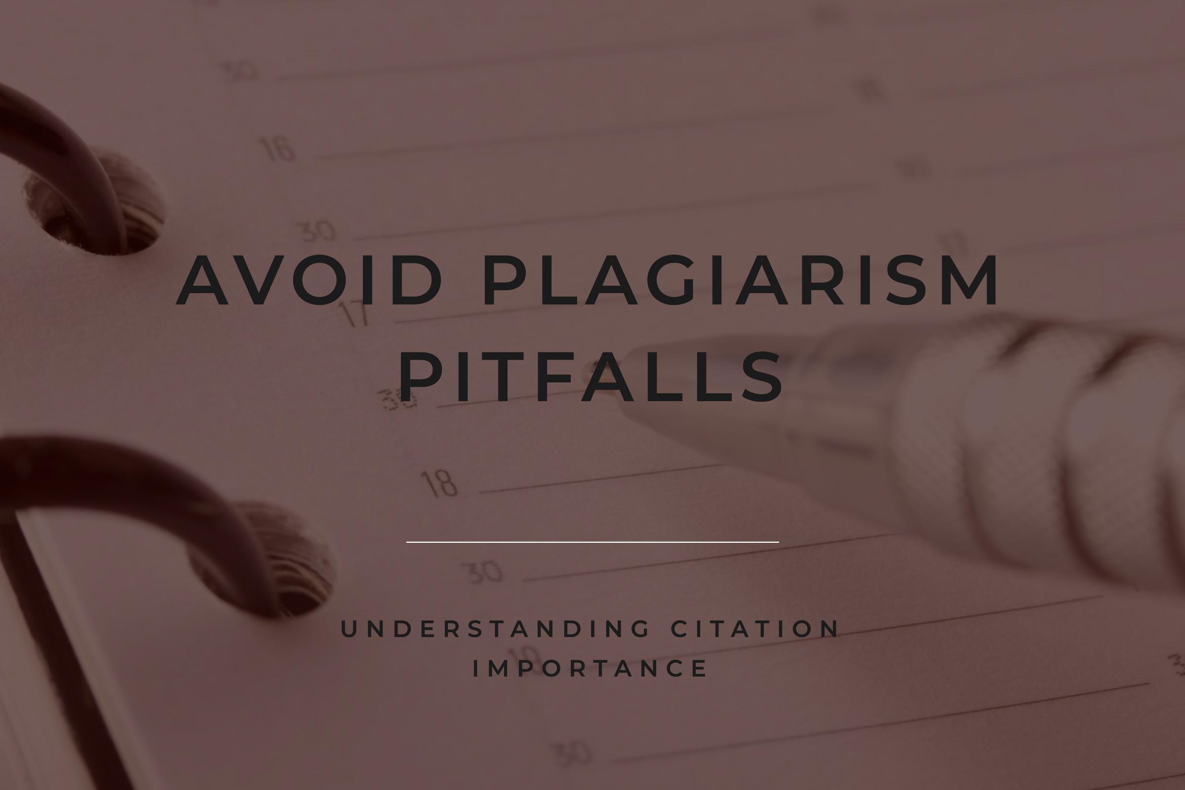 How incorrect citations can result in plagiarism?}}