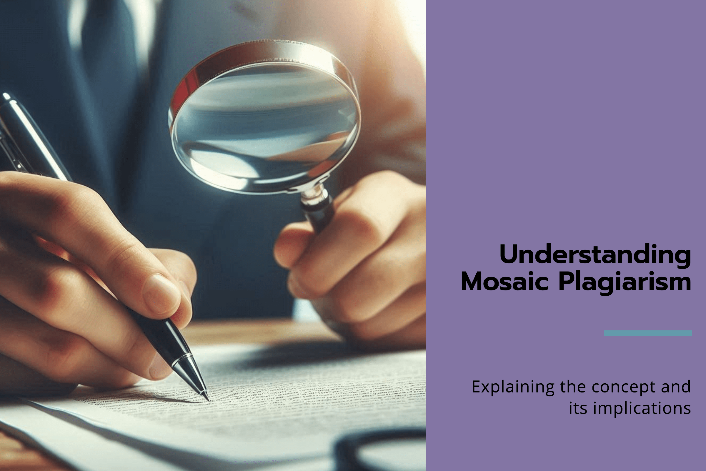 what is mosaic plagiarism?